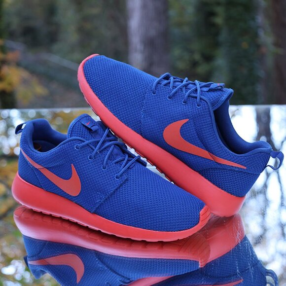 Nike Roshe Run Dark Royal Blue Orange 2013 - Picture 7 of 13